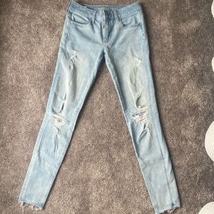 American Eagle Ripped Skinny Jeans
